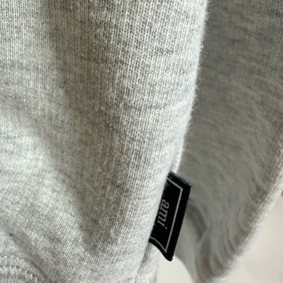 AMI PARIS “From Paris with Love” Women’s XL Heather Grey Crewneck - Picture 4 of 13